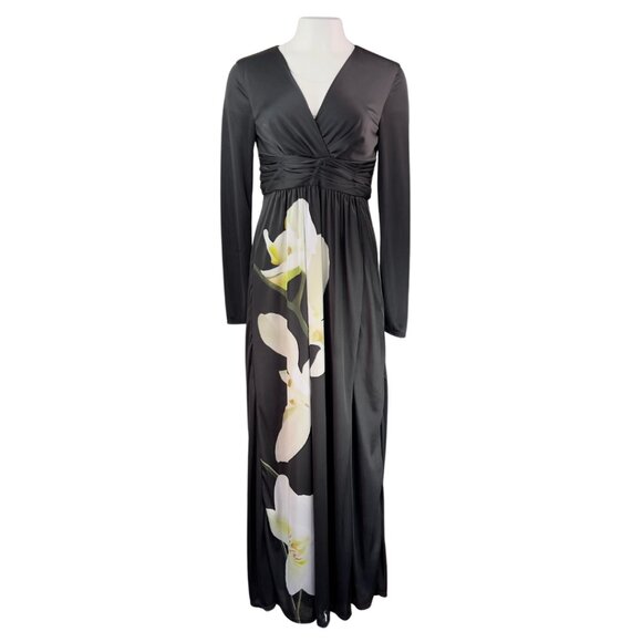 Altuzarra for Target Black Gown with Orchid - Picture 1 of 2